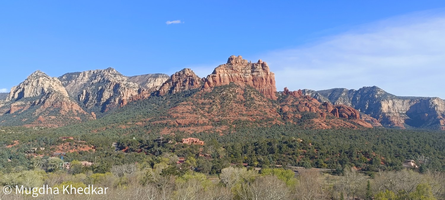 Red rock formations around Sedona, Arizona