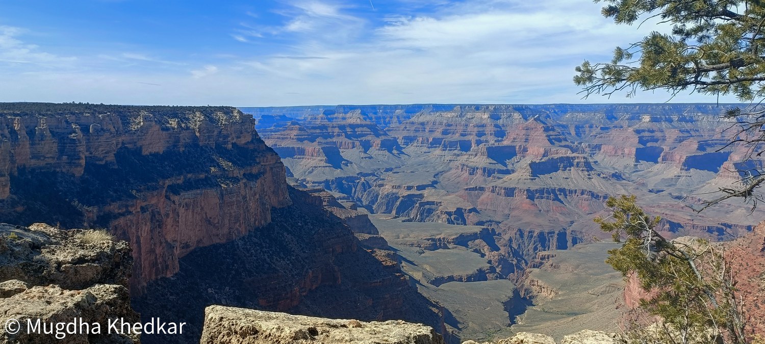 The Grand Canyon seen from the South Rim