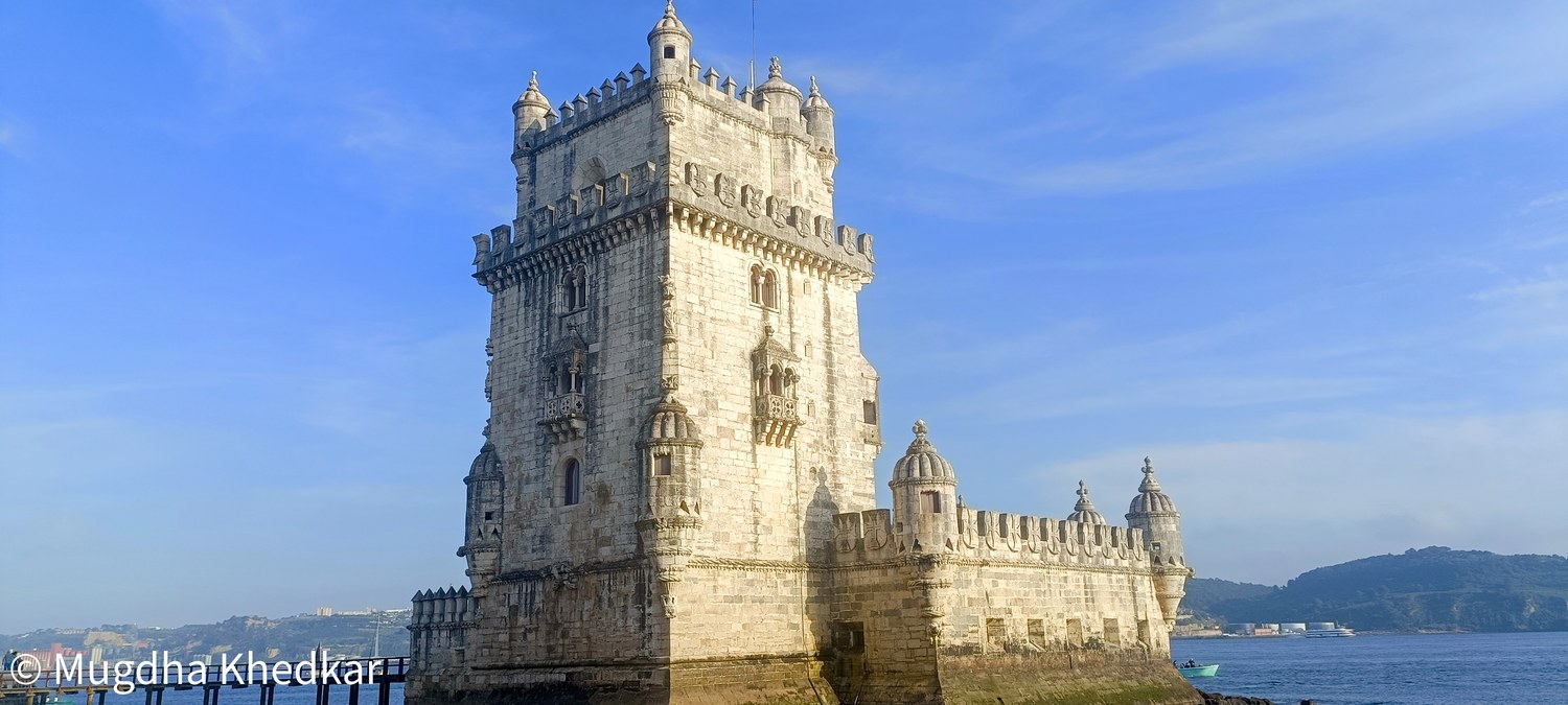 Belém Tower on the Tagus river in Lisbon